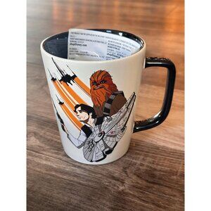 Original Disney Parks Star Wars Han Solo and Chewbacca Coffee Mug New. 16 Oz